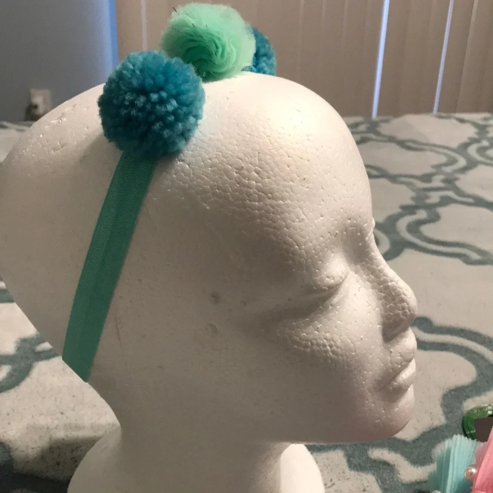 Kids Headband and Bath Gift Set - Pink & Aqua